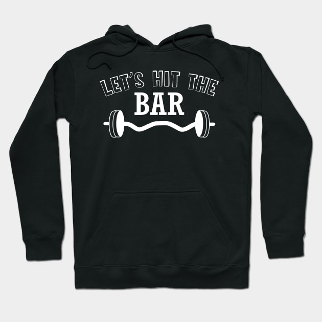 Let's Hit The Bar Hoodie by Cutepitas